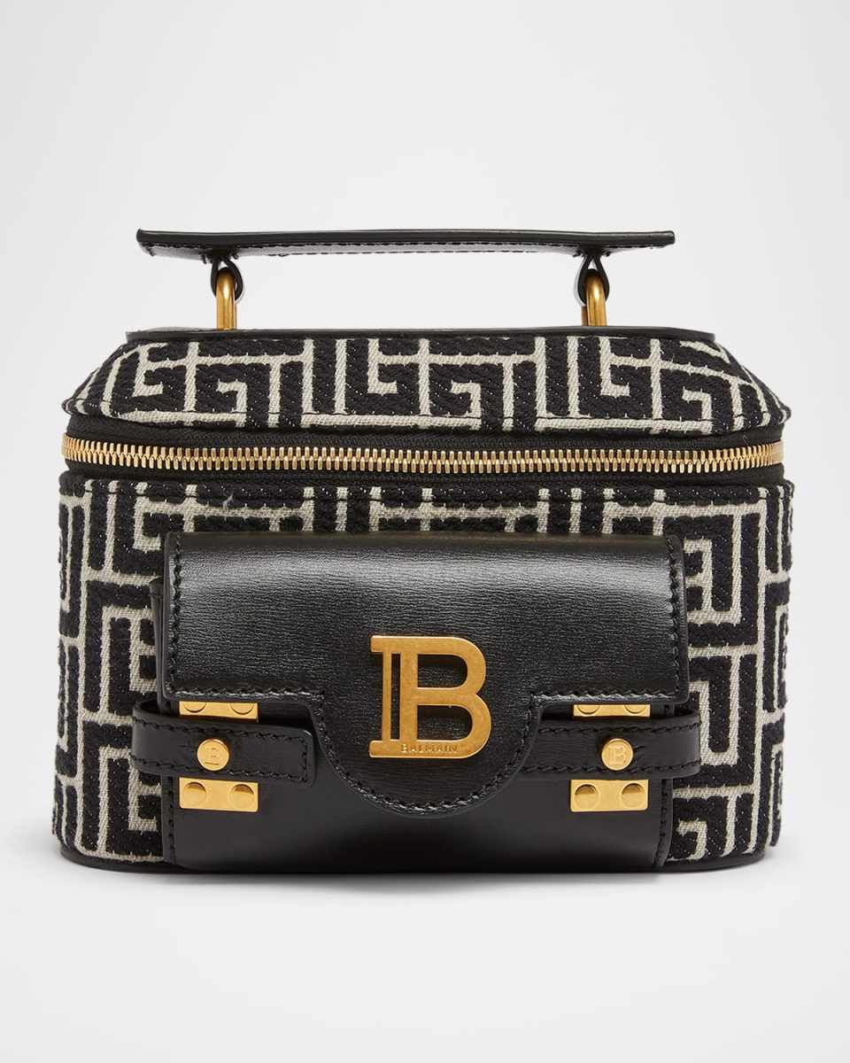 B Buzz Vanity Top-Handle Bag in Monogam Jacquard